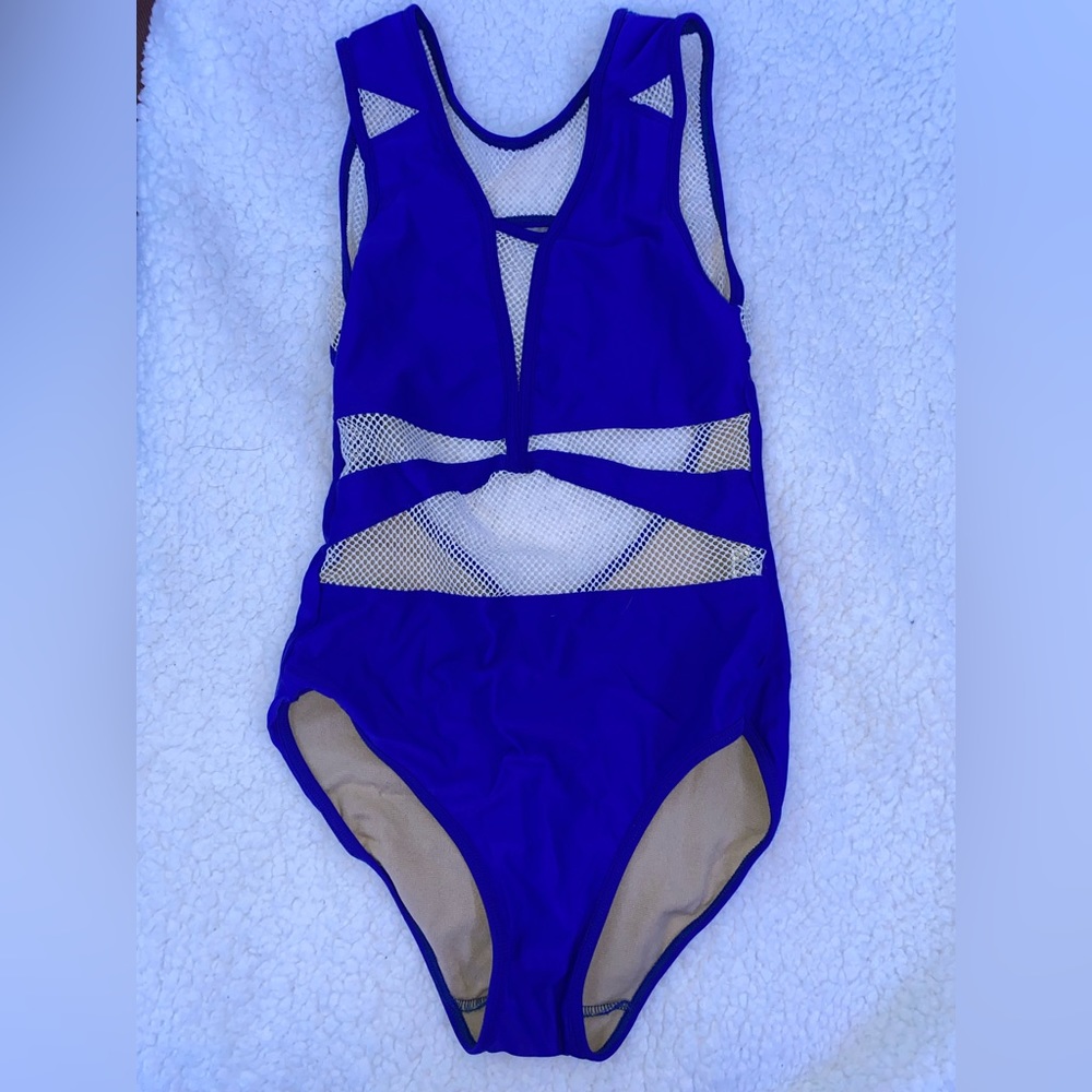 Blue Five Dancewear leotard, medium adult